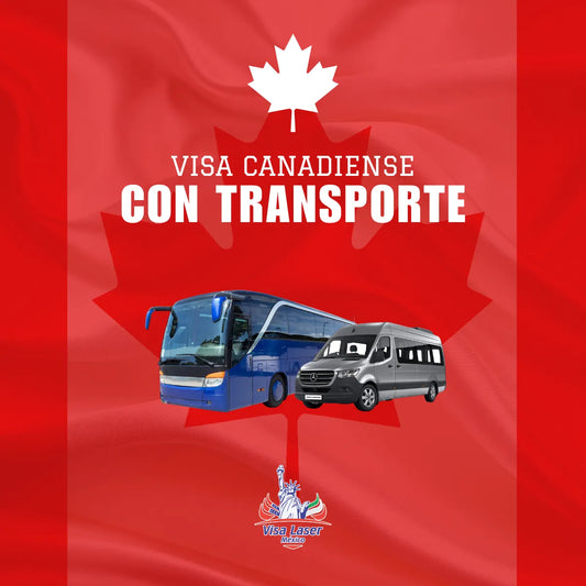 Visa canadiense con transporte