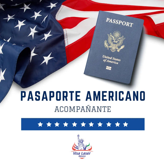 Acompañante pasaporte americano